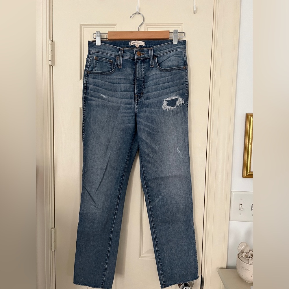 Madewell Skinny jeans, medium wash, size 27